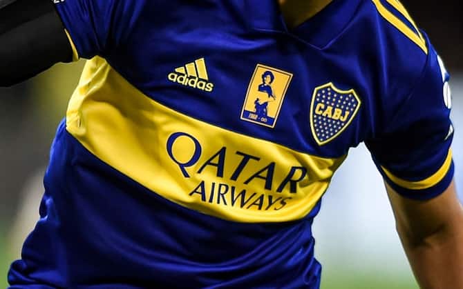 Maglia boca juniors maradona sale